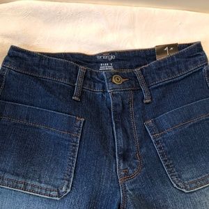 Energie Jeans Size 1 Wide Leg Crop New With Tags
